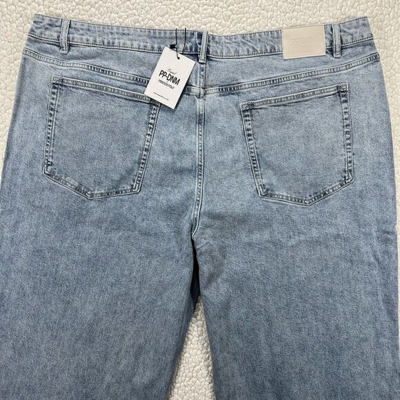 Princess Polly Britta Jeans NWT Women’s 18 Blue Mid Rise Straight Leg - Picture 7 of 12